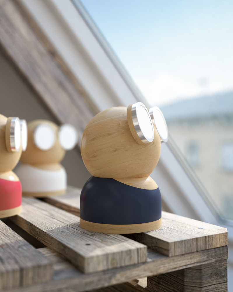Table lamps - Mr Watt Goggle Lamp - KUBBICK