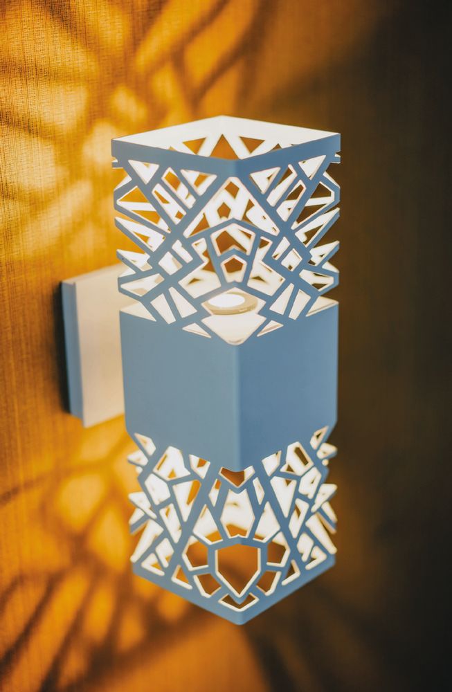 Accessoires de déco extérieure - Lampe murale double – Collection Corail. - ALUMÉ