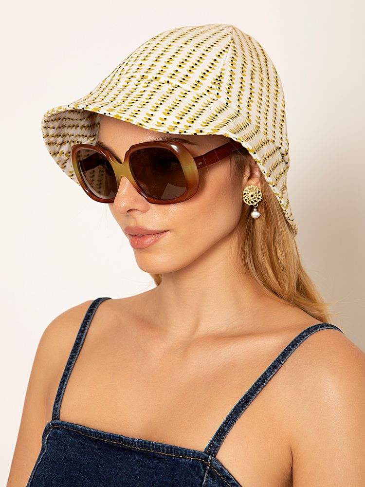 Chapeaux - Chapeau Block imprimé - KORES ACCESSORIES