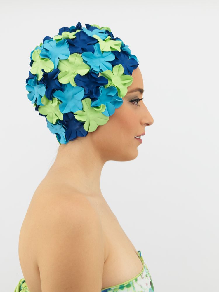 Accessoires cheveux - Bonnet de bain Fleurs Multicolore - KORES ACCESSORIES