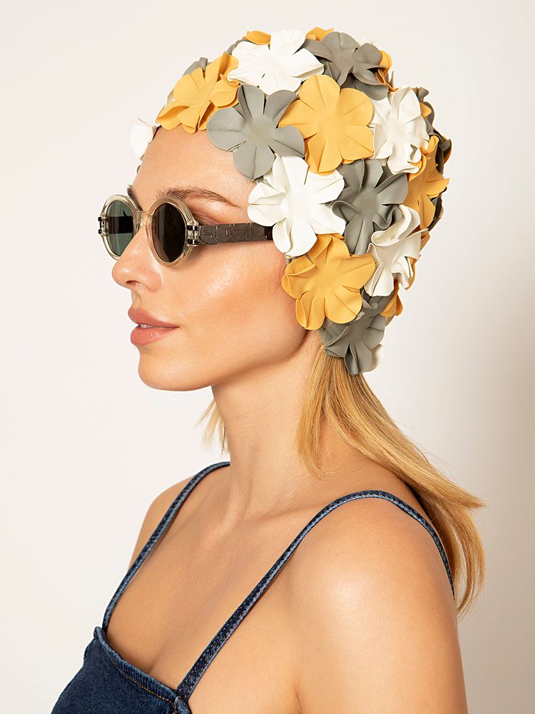 Accessoires cheveux - Bonnet de bain Fleurs Multicolore - KORES ACCESSORIES