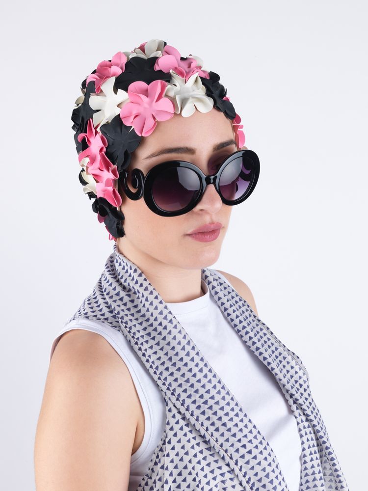 Accessoires cheveux - Bonnet de bain Fleurs Multicolore - KORES ACCESSORIES