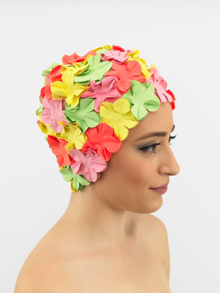Accessoires cheveux - Bonnet de bain Fleurs Multicolore - KORES ACCESSORIES