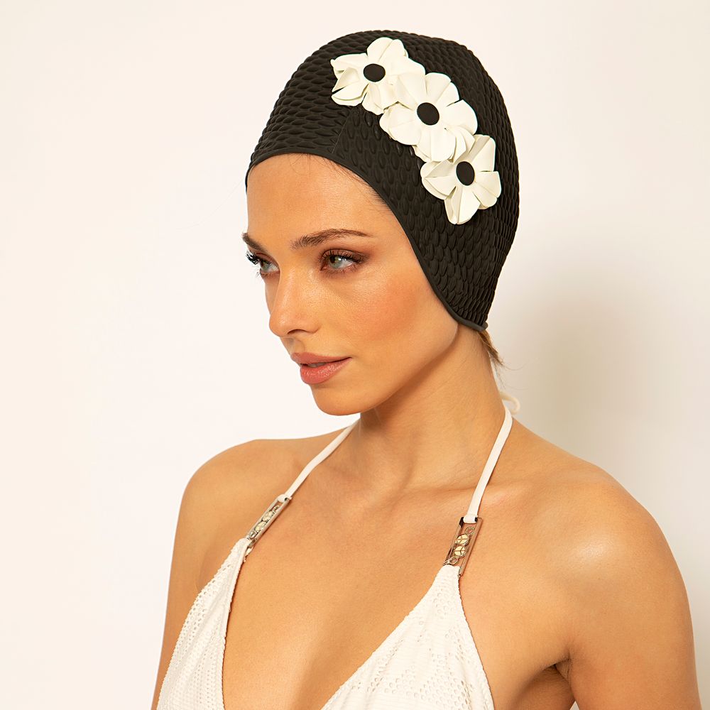 Accessoires cheveux - Bonnet Avec trois Fleurs - KORES ACCESSORIES