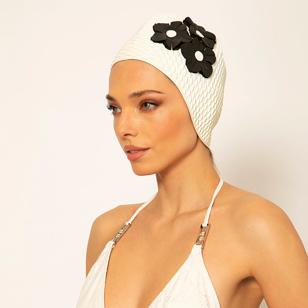 Accessoires cheveux - Bonnet Avec trois Fleurs - KORES ACCESSORIES