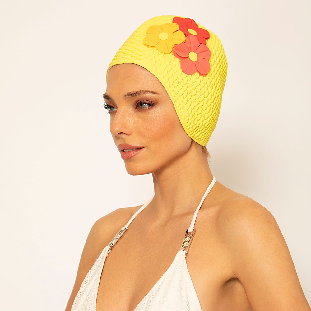 Accessoires cheveux - Bonnet Avec trois Fleurs - KORES ACCESSORIES