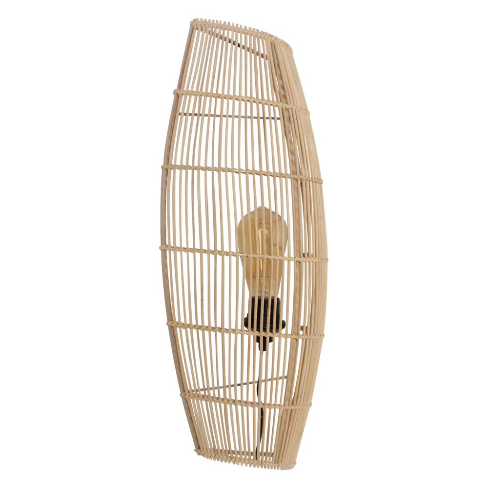 Wall lamps - Luna wall lamp Halo natural - RAW MATERIALS