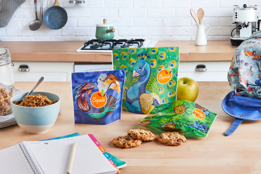 Children's mealtime - Snack Bags SQUIZ - FILLGOOD