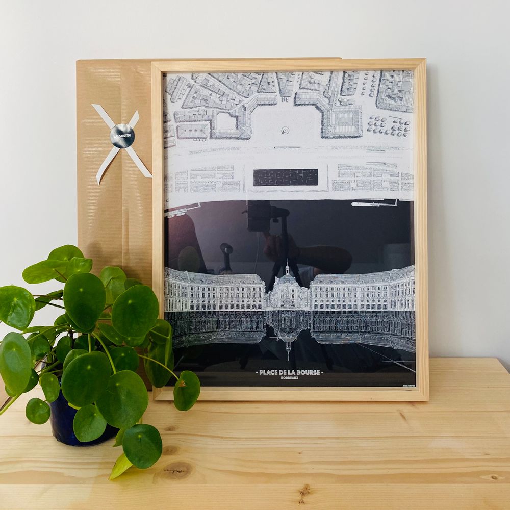 Poster - BURGUNDY - AUGUSTIN