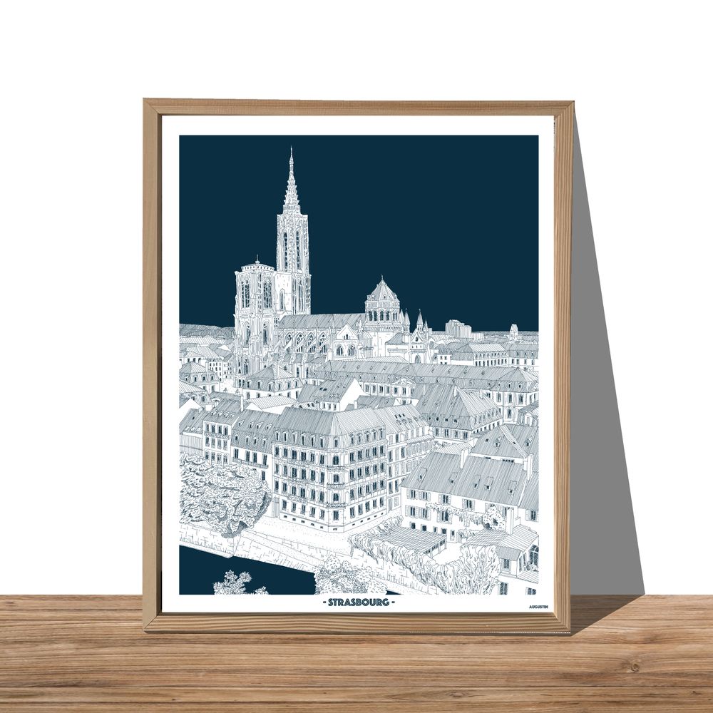Poster - STRASBOURG - AUGUSTIN