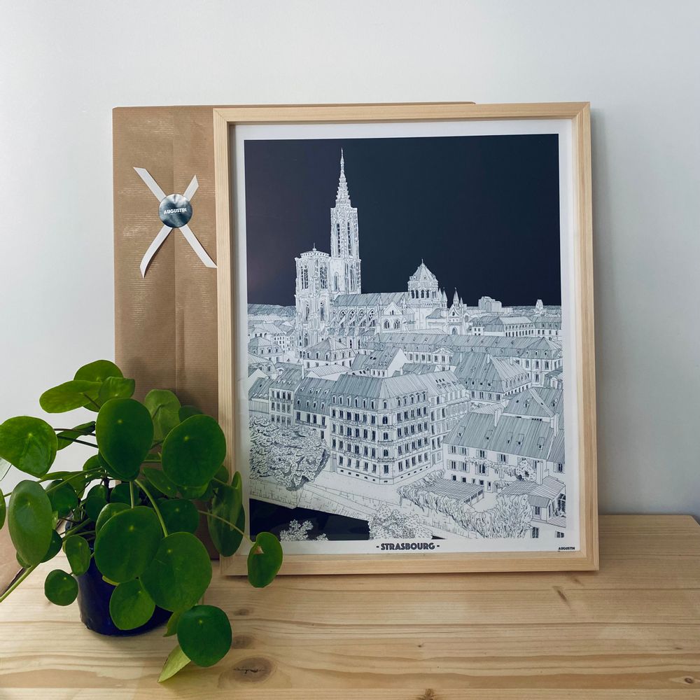 Poster - STRASBOURG - AUGUSTIN