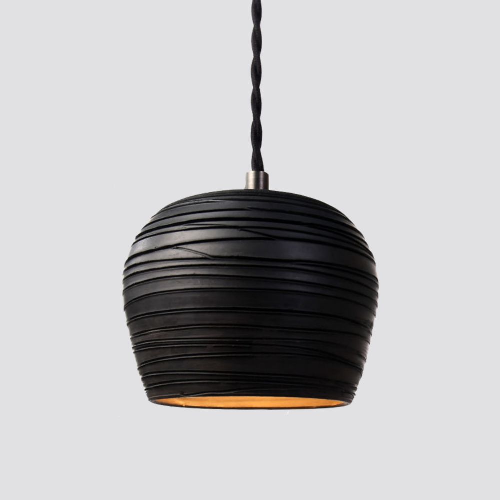Hanging lights - Wasa raku smoked scarified - NEXEL