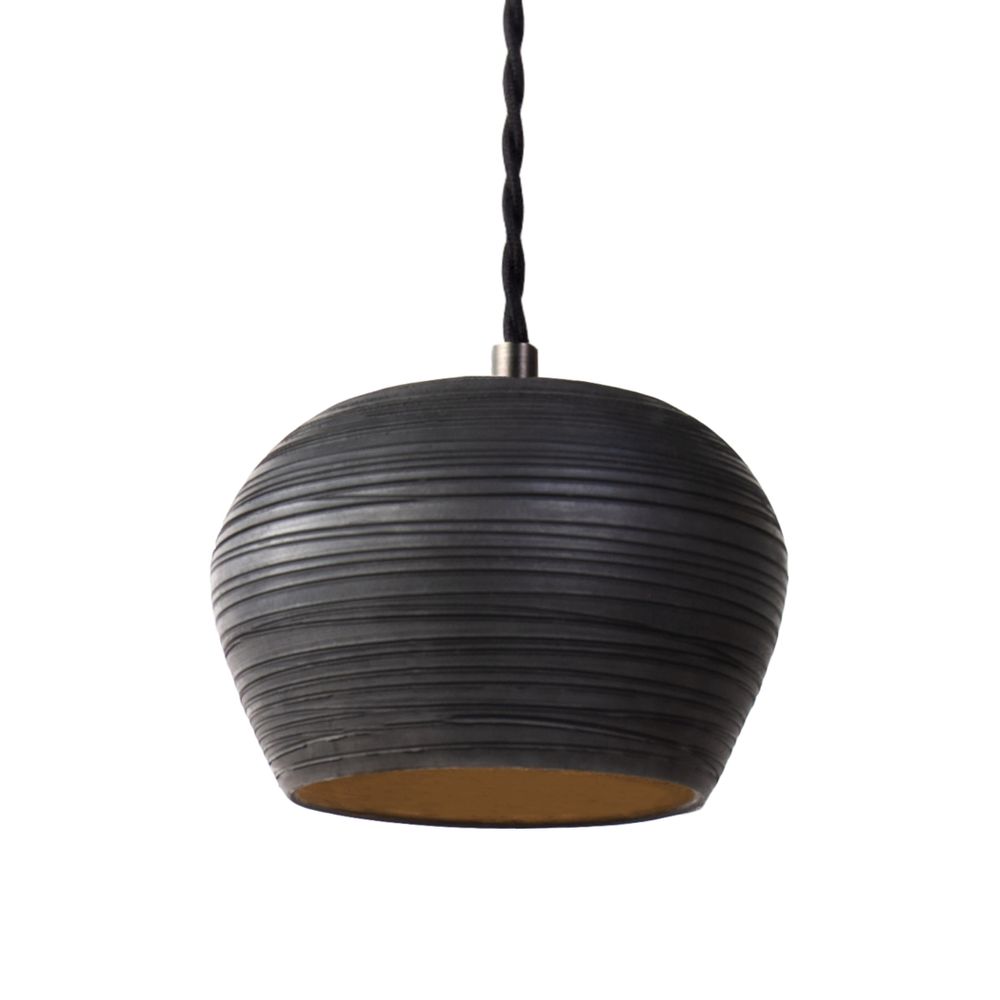 Hanging lights - Wasa raku smoked scarified - NEXEL