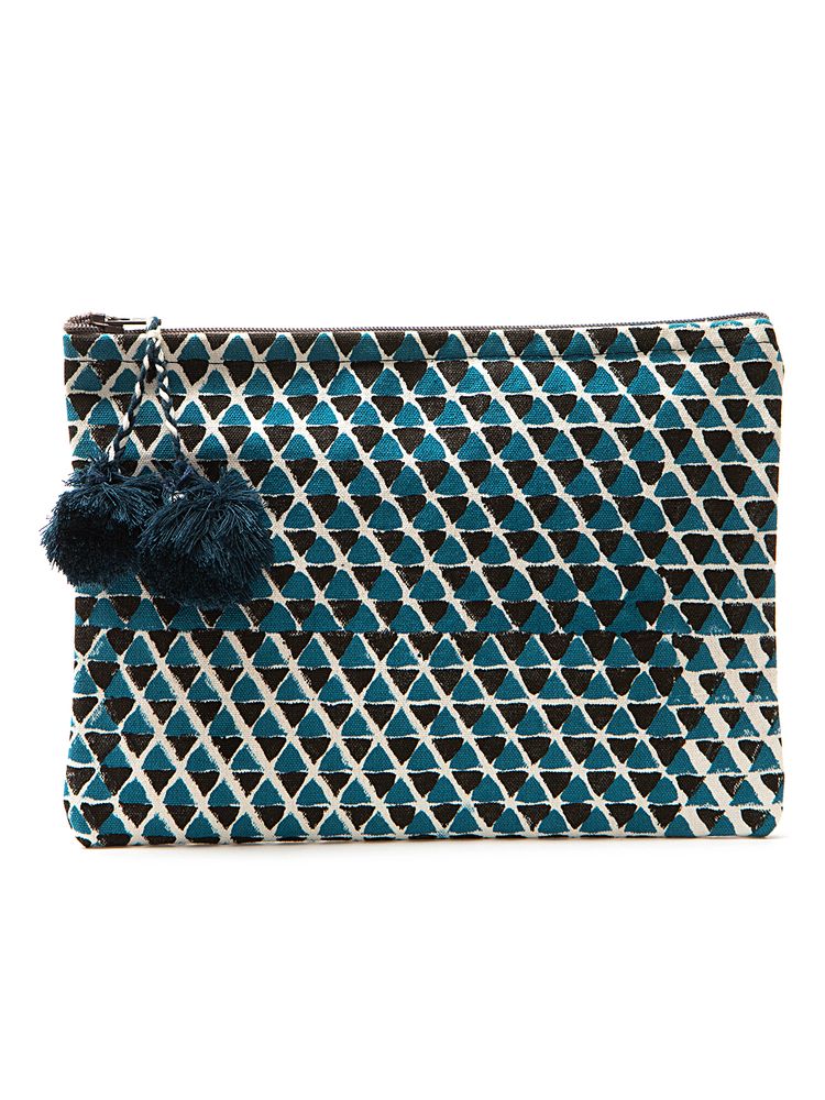 Pochettes - Pochette Impression Bloc de Bois - KORES ACCESSORIES