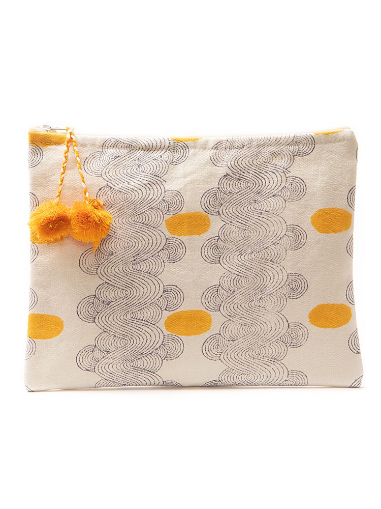 Pochettes - Pochette Impression Bloc de Bois - KORES ACCESSORIES