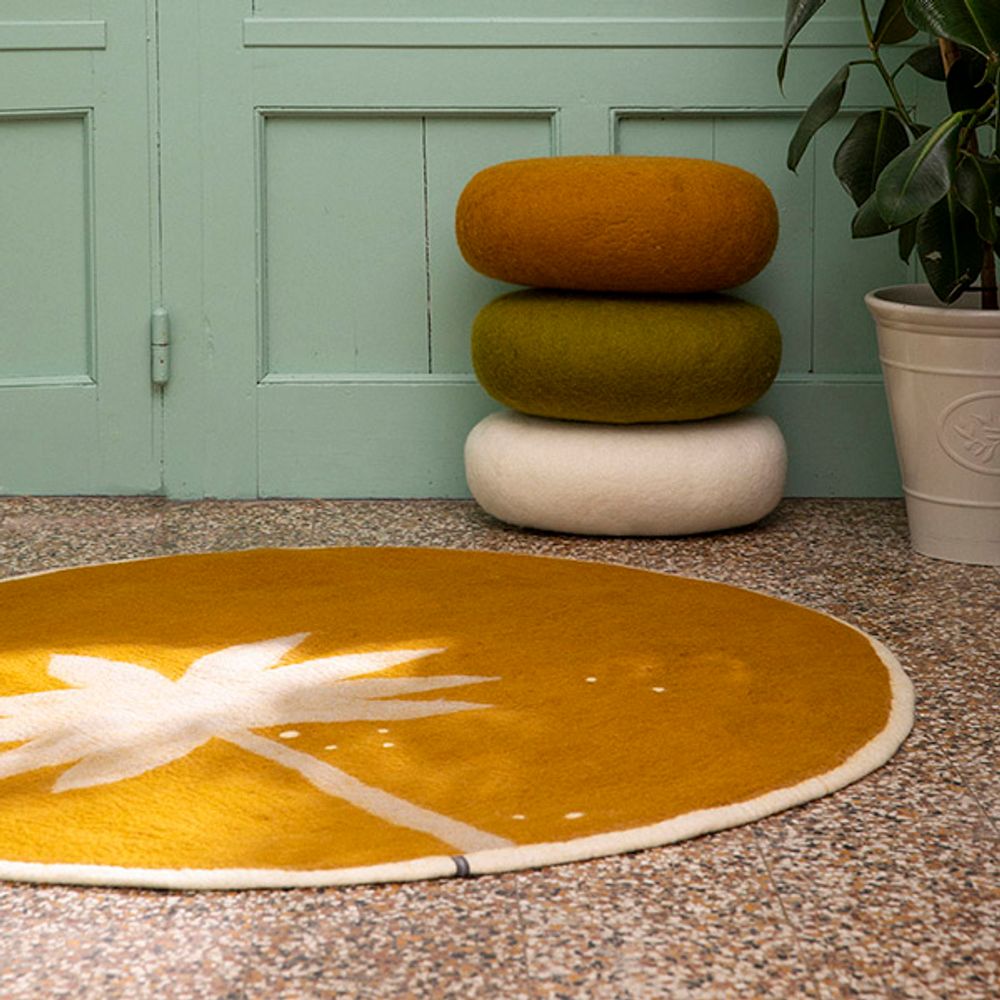 Autres tapis - TAPIS PASU - Fait-main en feutre - MUSKHANE