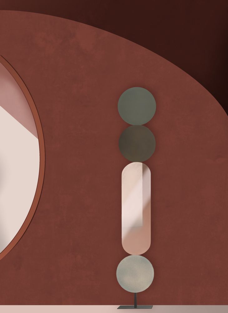Decorative objects - MIRROR TOTEM SCULPTURE - STUDIO SOL LECCIA