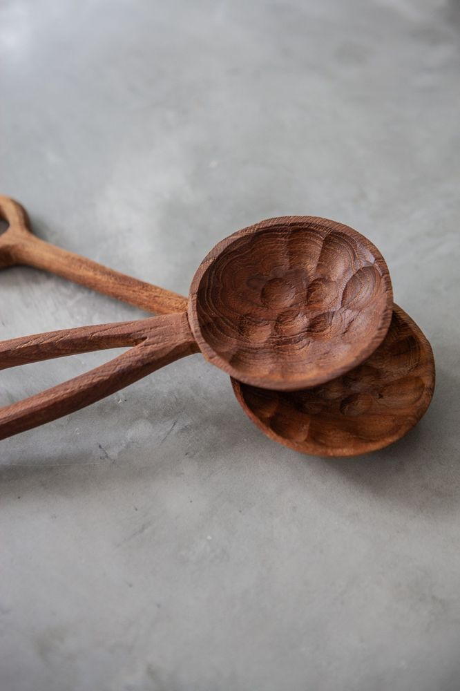 Cutlery set - salad servers  RS011 - WOODMATA