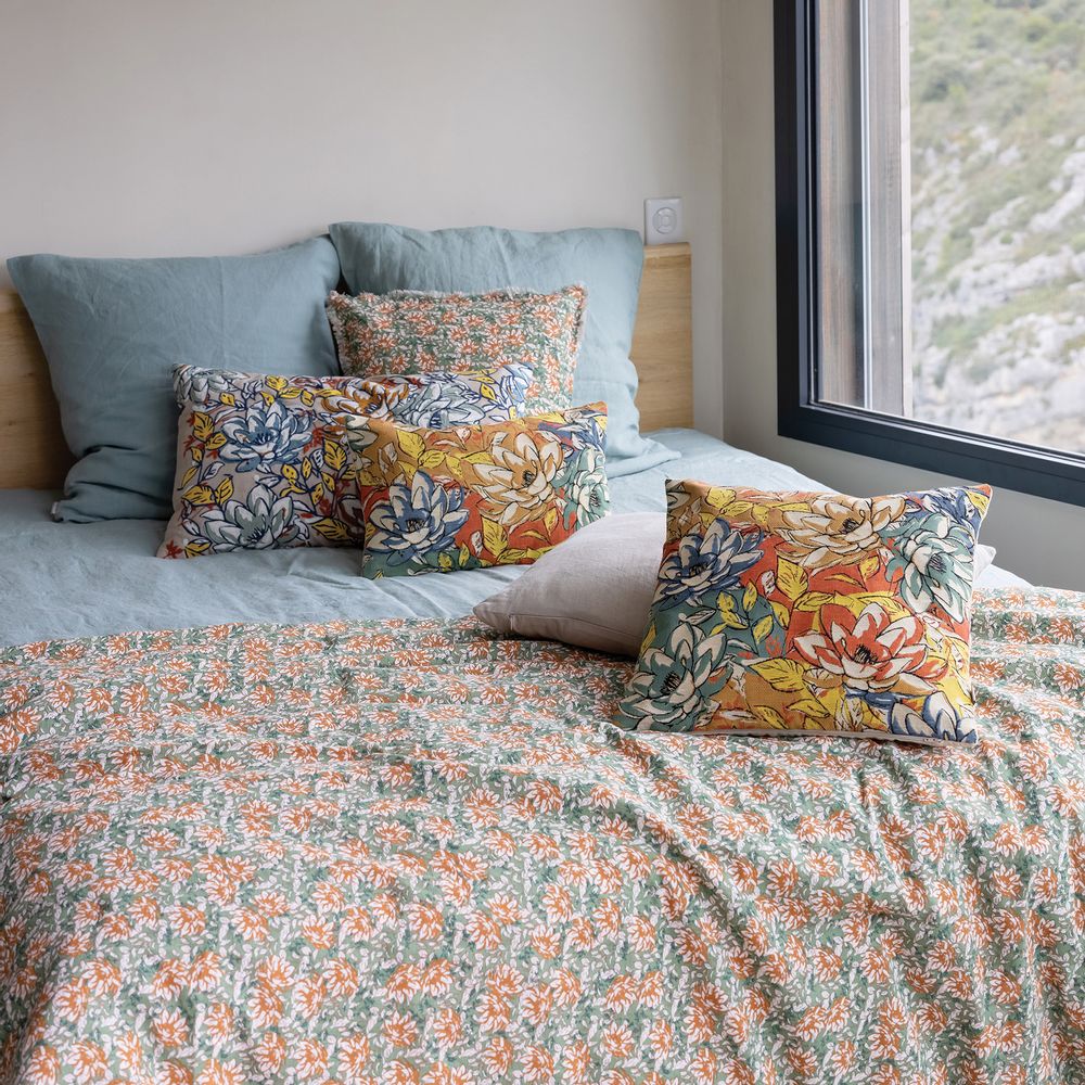 Fabric cushions - Cushions and throw ALBAN - MAISON VIVARAISE - SDE VIVARAISE WINKLER