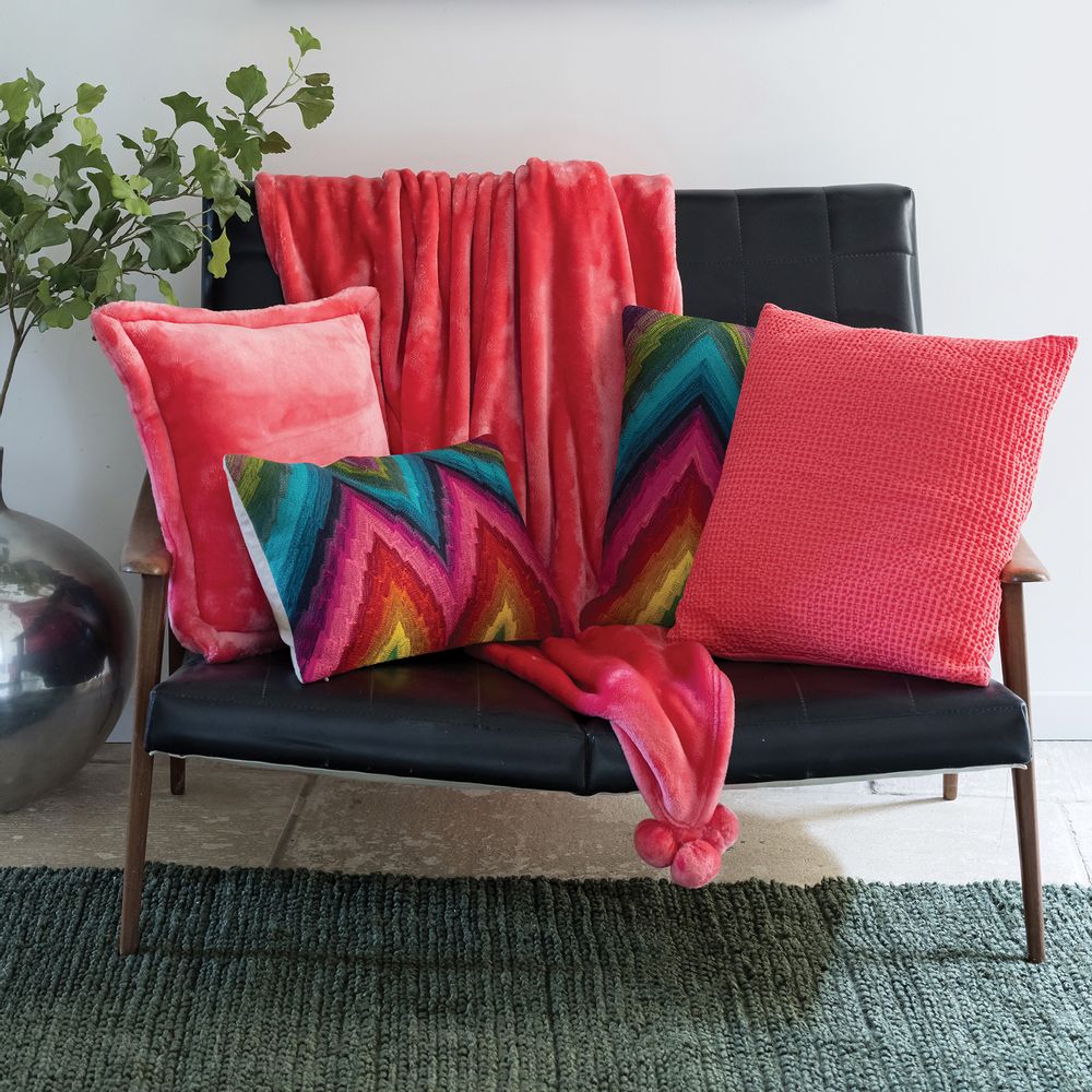Coussins textile - Coussins brodés EMILIA - MAISON VIVARAISE - SDE VIVARAISE WINKLER