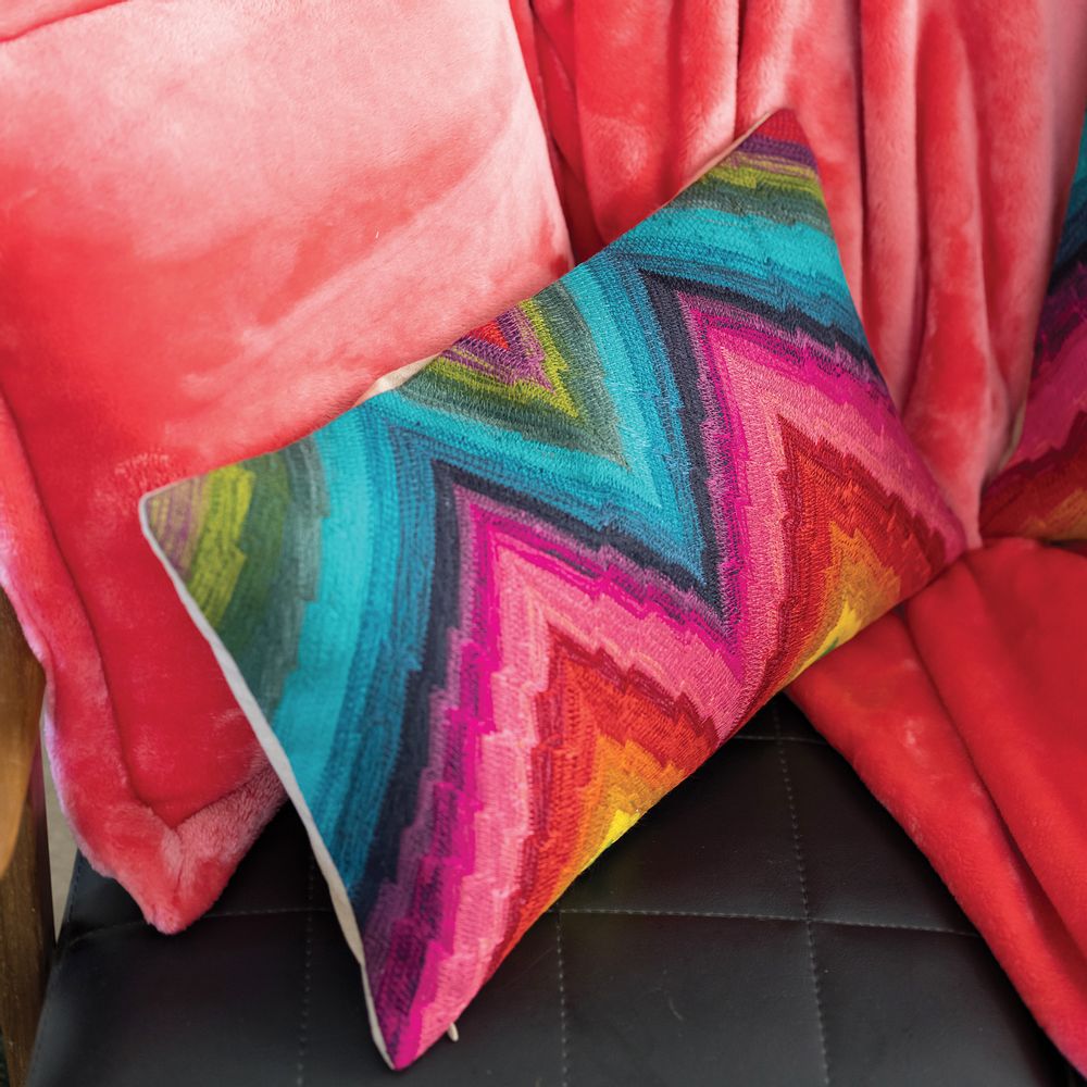 Coussins textile - Coussins brodés EMILIA - MAISON VIVARAISE - SDE VIVARAISE WINKLER