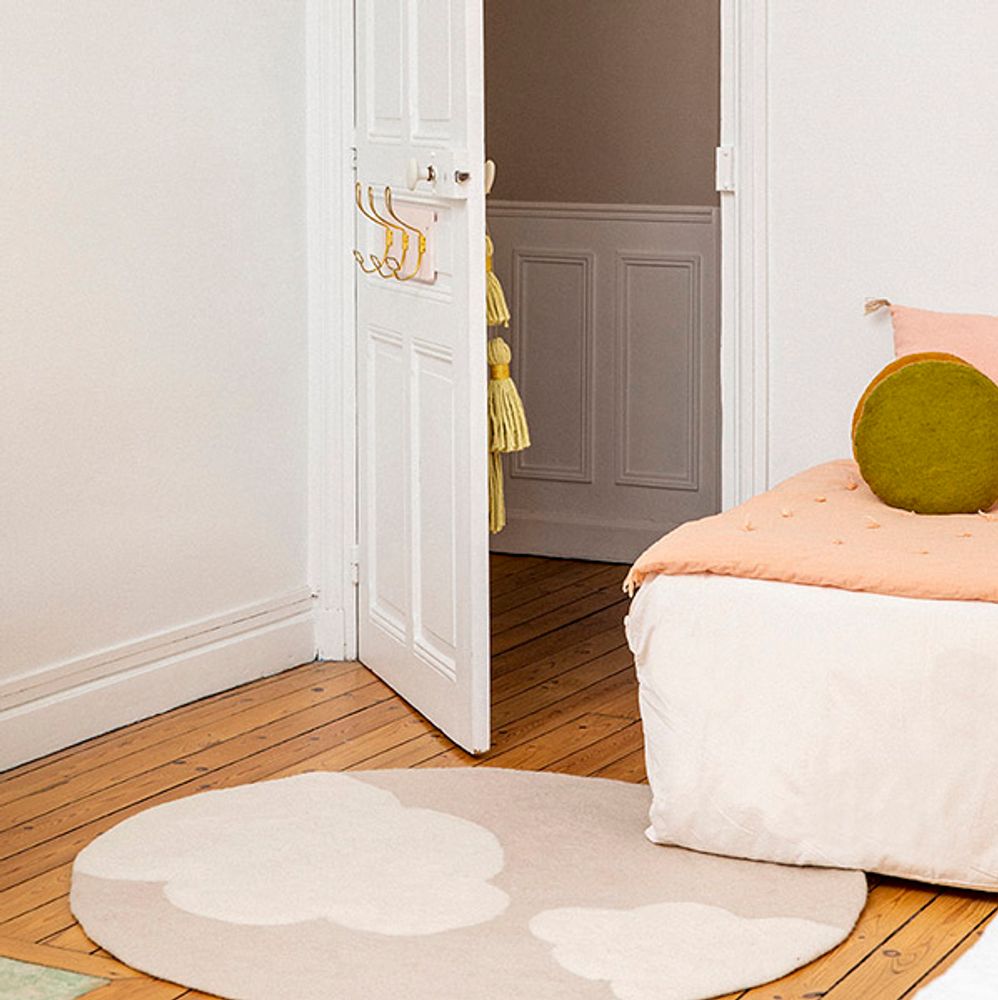Autres tapis - TAPIS CLOUDY & MOONLIGHT - Faits main en feutre - MUSKHANE