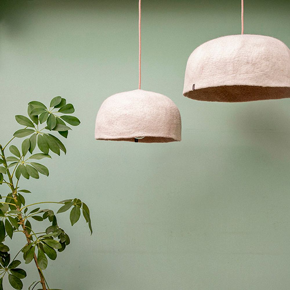 Luminaires pour enfant - ABAT-JOUR YOURTE - Fait-main en feutre - MUSKHANE