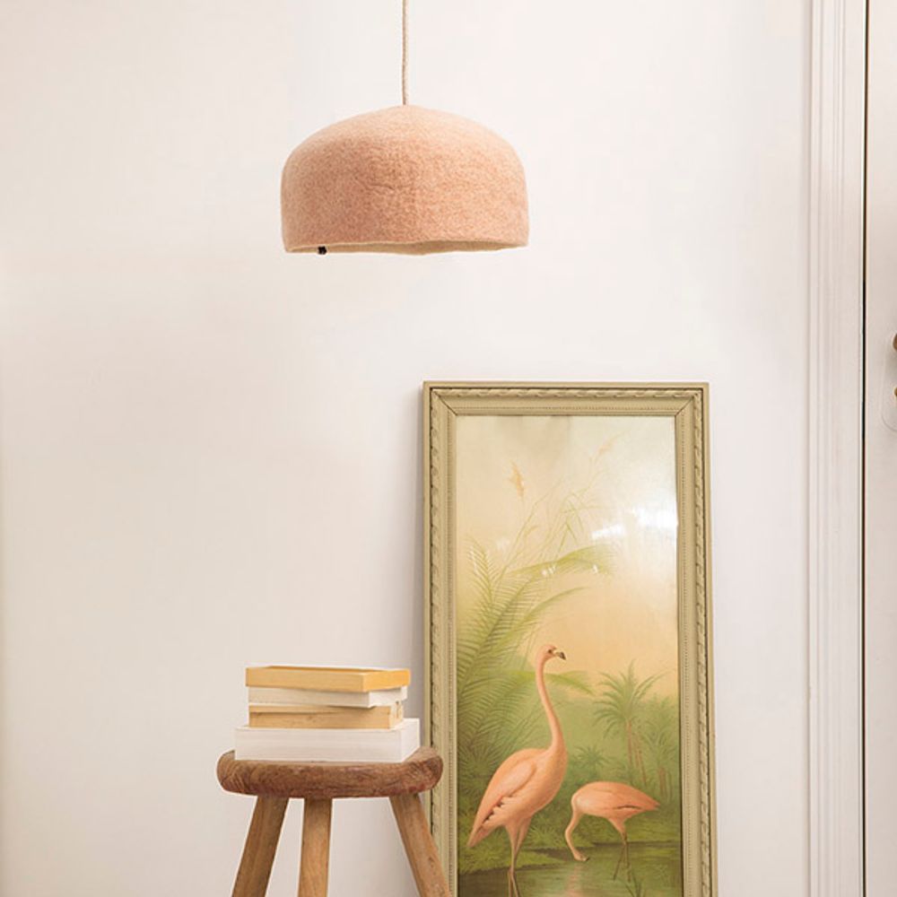 Luminaires pour enfant - ABAT-JOUR YOURTE - Fait-main en feutre - MUSKHANE