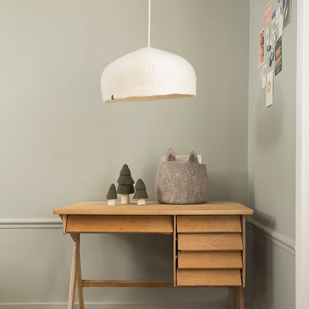 Luminaires pour enfant - ABAT-JOUR YOURTE - Fait-main en feutre - MUSKHANE