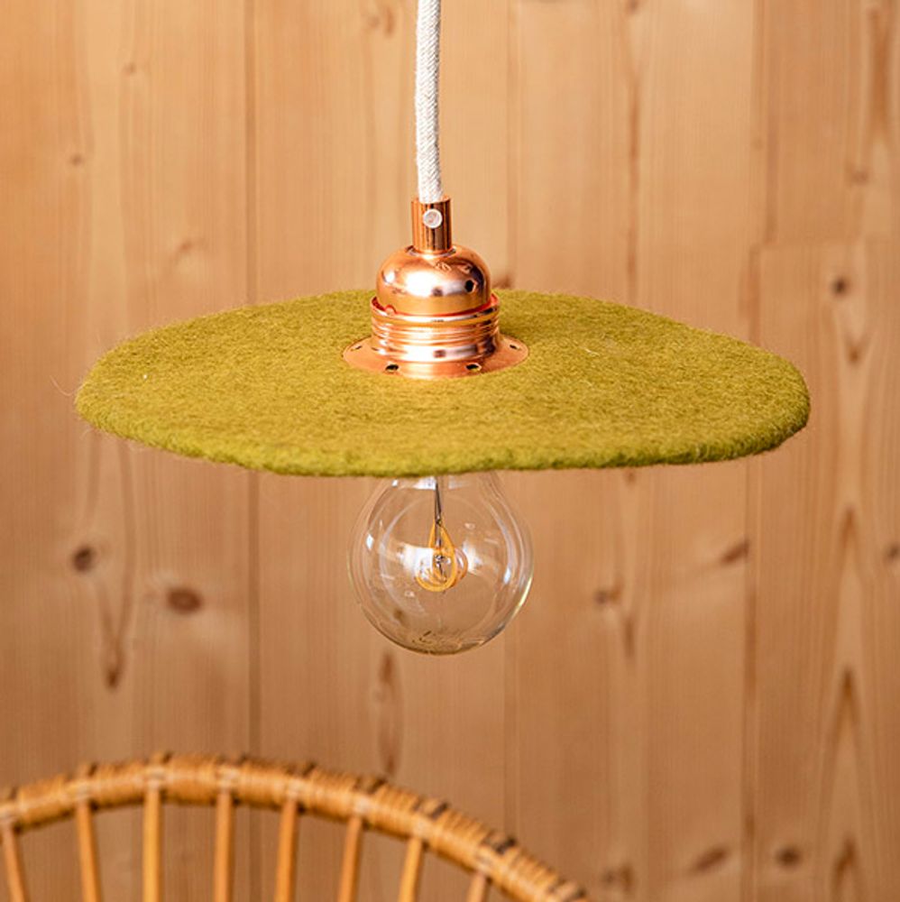 Objets design - SUSPENSION FULLMOON - Fait-main en feutre - MUSKHANE