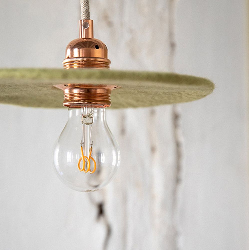 Objets design - SUSPENSION FULLMOON - Fait-main en feutre - MUSKHANE