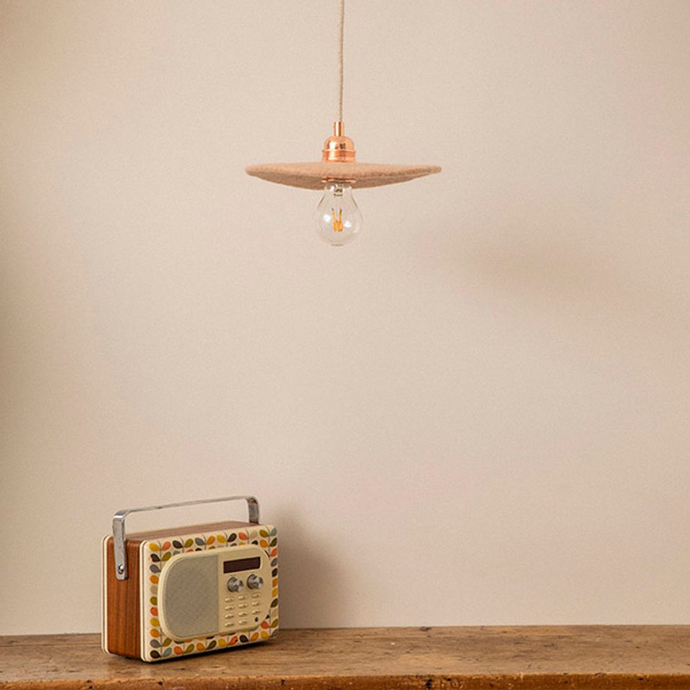 Objets design - SUSPENSION FULLMOON - Fait-main en feutre - MUSKHANE