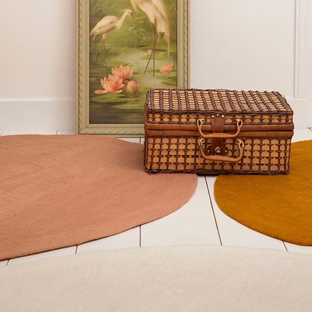 Rugs - PEBBLE RUGS - Handmade in felt - MUSKHANE
