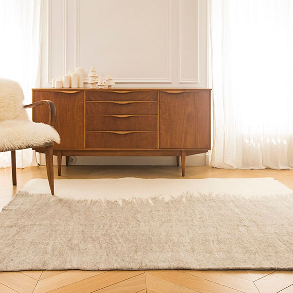 Autres tapis - TAPIS BRUSH - Fait-main en feutre - MUSKHANE