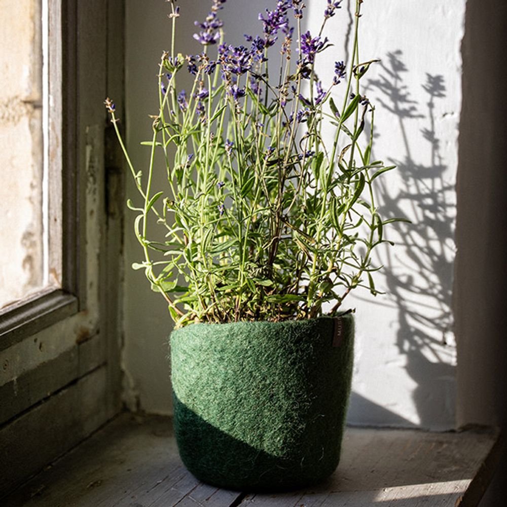 Caskets and boxes - BOWLS & BASKETS - Handmade in felt - MUSKHANE
