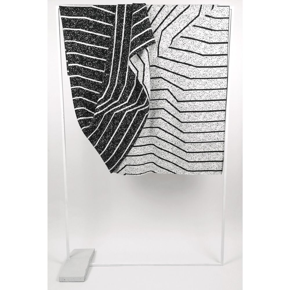 Plaids - Couverture en maille Jacquard - BLENDER #3 - KVP - TEXTILE DESIGN