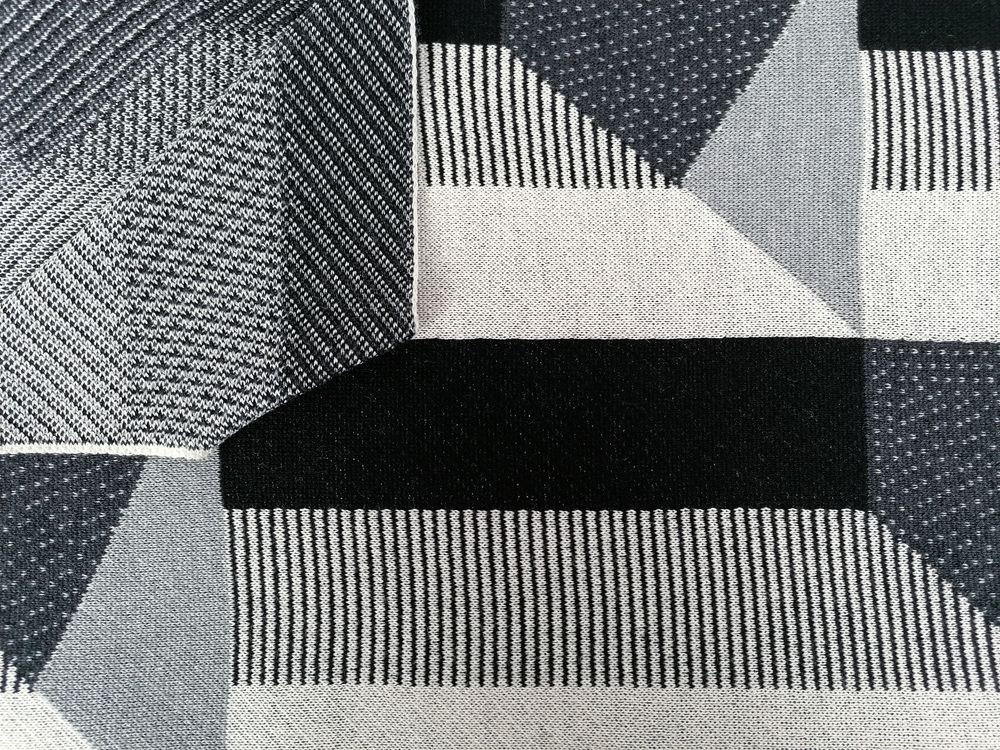 Throw blankets - Jacquard knitted blanket - BALCONY #5 - KVP - TEXTILE DESIGN