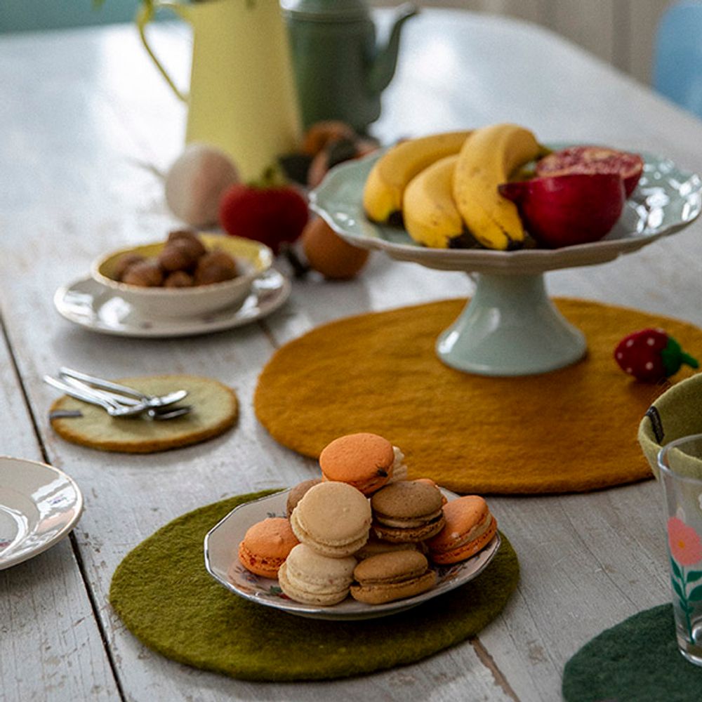Objets design - PASTILLES & PASTILLES GALETS - Fait-main en feutre - MUSKHANE