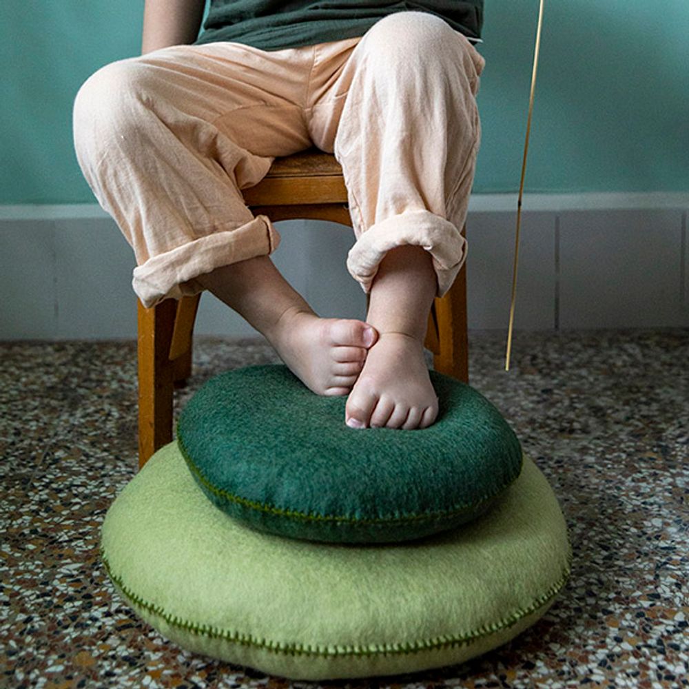 Assises pour bureau - COUSSINS SMARTIES & NOMADES - Fait-main en feutre - MUSKHANE