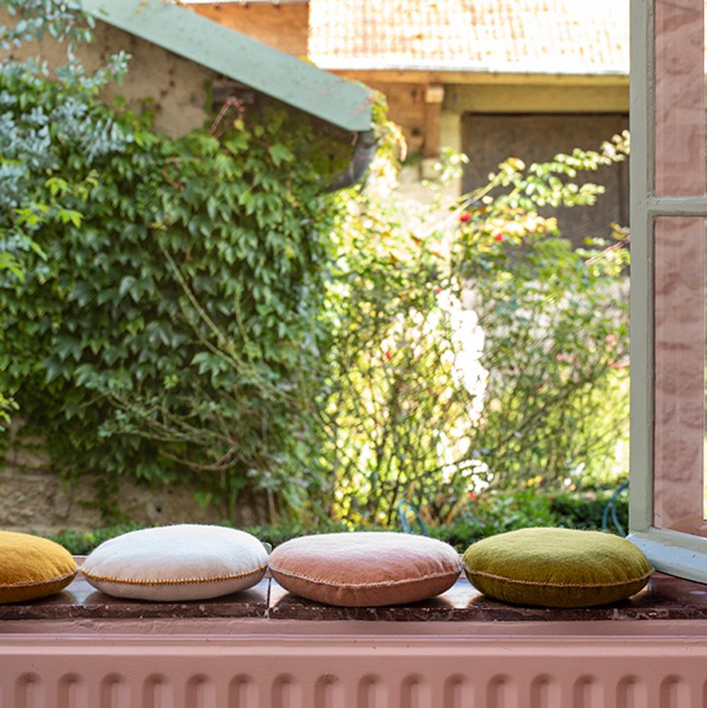 Assises pour bureau - COUSSINS SMARTIES & NOMADES - Fait-main en feutre - MUSKHANE