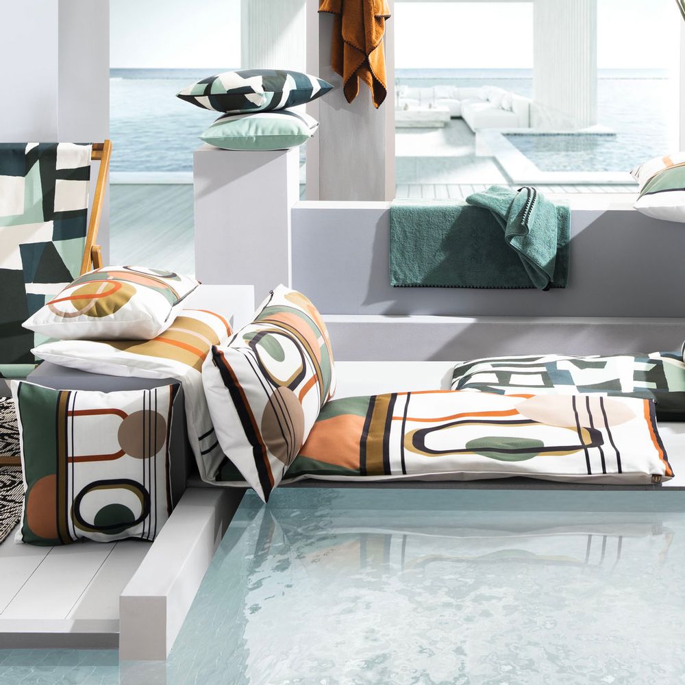 Outdoor decorative accessories - NIKKI cushion cover - HAOMY / HARMONY TEXTILES