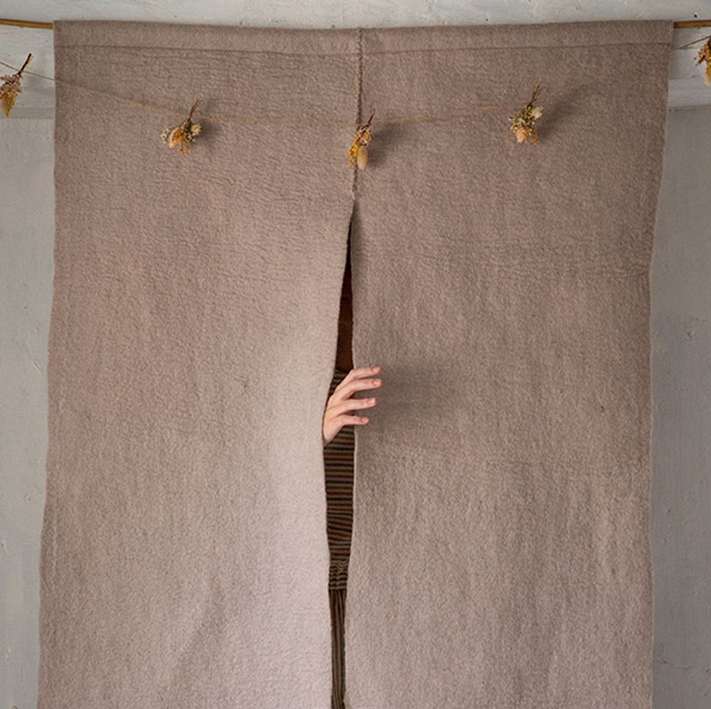Homewear - PANNEAUX NOREN NUNO - Fait main en feutre & coton - MUSKHANE
