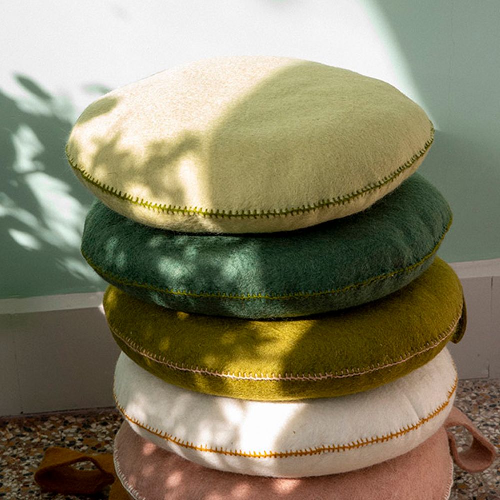 Assises pour bureau - COUSSINS SMARTIES & NOMADES - Fait-main en feutre - MUSKHANE