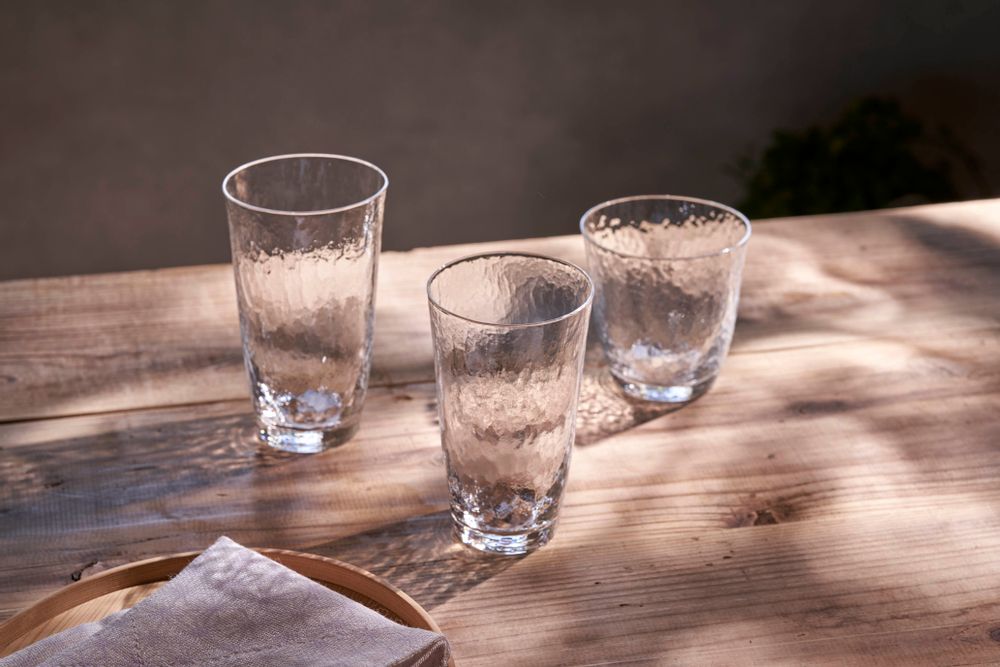 Verres - Verrerie « TAKASEGAWA » fabriquée à la main avec une texture unique - TOYO-SASAKI GLASS