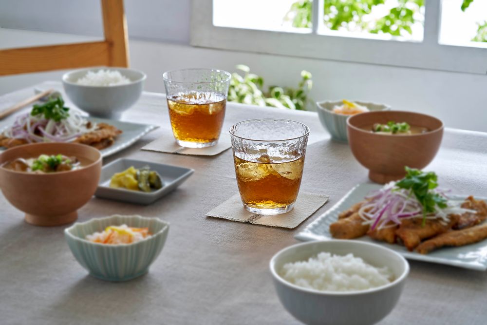 Verres - Verrerie « TAKASEGAWA » fabriquée à la main avec une texture unique - TOYO-SASAKI GLASS