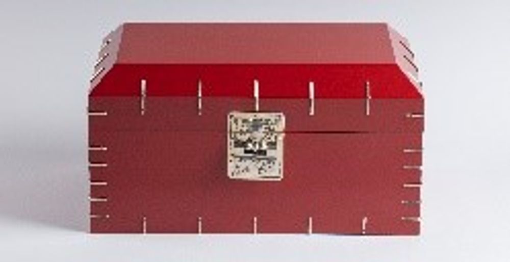 Storage boxes - Red Ottchil Case - KOREAN ROYAL HERITAGE GALLERY