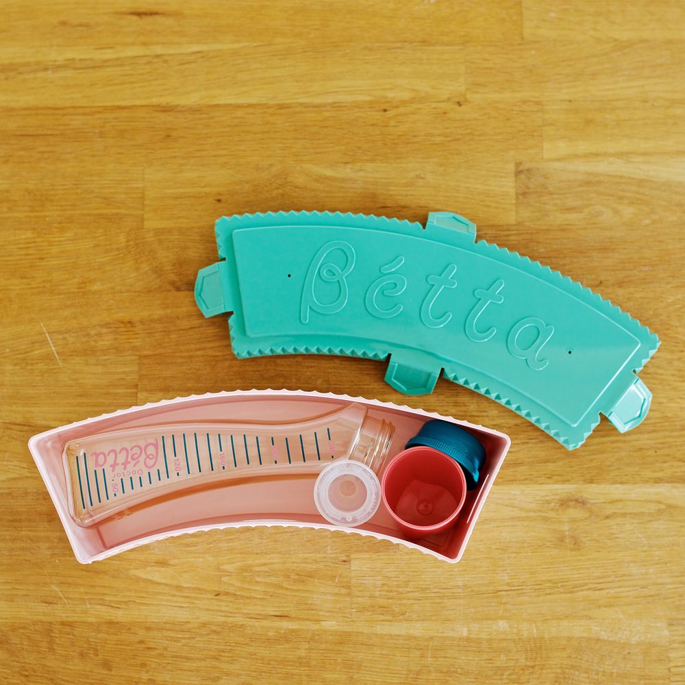 Repas pour enfant - Boîte de stérilisation à micro-ondes Bétta Curve - BETTA