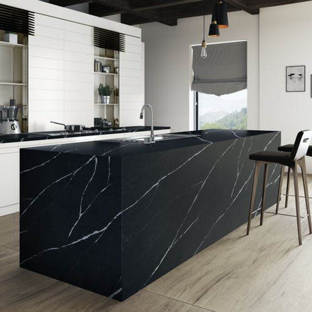 Kitchens furniture - Silestone Eternal Marquina - COSENTINO