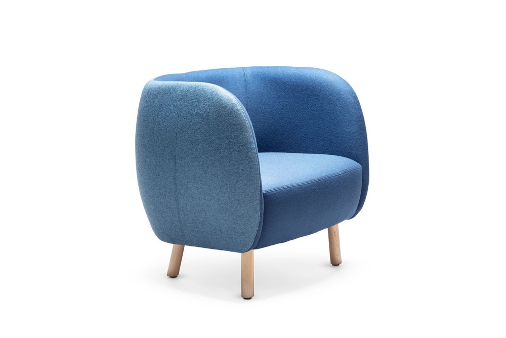 Chairs for hospitalities & contracts - Armchair Mousse P - CHAIRS & MORE