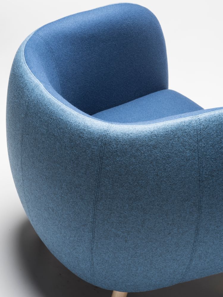 Chairs for hospitalities & contracts - Armchair Mousse P - CHAIRS & MORE